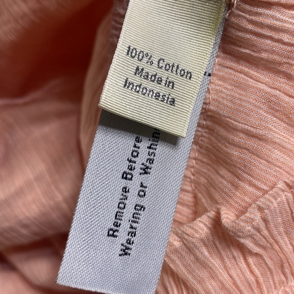 J. Crew light pink ruffle strapless knee length dress size s NWT - Picture 8 of 8